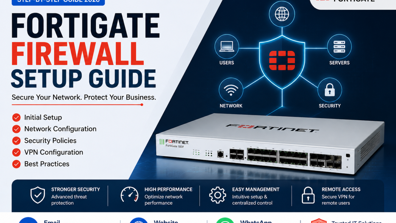 Fortigate Firewall initial setup guide